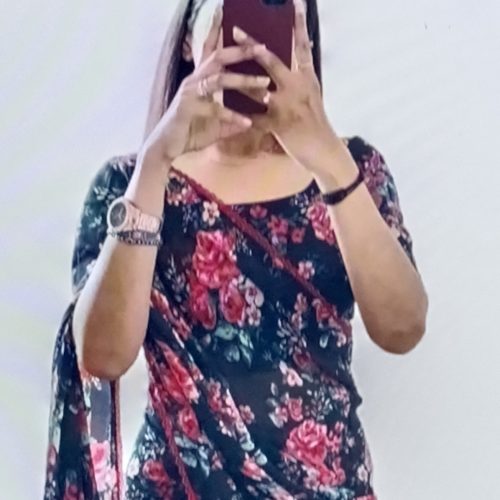 Sidhidata Women's Georgette Digital Printed Ready To Wear one Minute Saree With Unstitched Blouse Piece (Ready To wear Georgette)